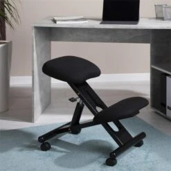 Kniehocker MALO Höhenverstellbar, Ergonomisch In Schwarz -Möbelhaus 18809 A0 N1