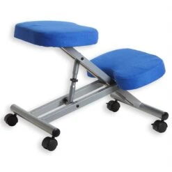 Kniehocker Kniestuhl ROBERT In Blau/alufarben -Möbelhaus 1882 2