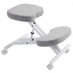 Kniehocker Kniestuhl ROBERT In Weiß/grau