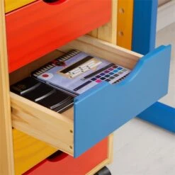 Rollcontainer LAGOS Mit 5 Schubladen Bunt -Möbelhaus 2121 AC5