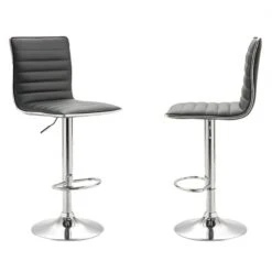 Barhocker ROCA Im 2er Set In Grau