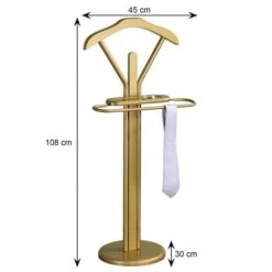 Herrendiener FABIO Goldfarben -Möbelhaus 3054 2