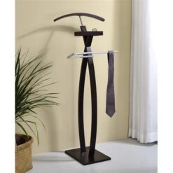 Herrendiener ROBIN Mit Hosenbügel Dunkelbraun -Möbelhaus 30550 1 N1