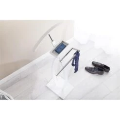 Herrendiener ROBIN Mit Hosenbügel Weiß -Möbelhaus 30551 A4