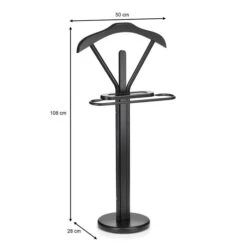 Herrendiener MATTEO Mit Ablage Und Bügelteil, In Schwarz -Möbelhaus 30556 2