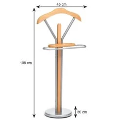 Herrendiener FABIO In Buchefarben -Möbelhaus 3057 2