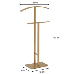 Herrendiener SCOTT Mit Hosenbügel In Gold -Möbelhaus 30603 2 N