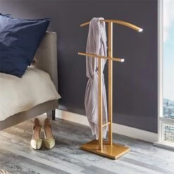 Herrendiener SCOTT Mit Hosenbügel In Gold -Möbelhaus 30603 A0 N