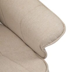Relaxsessel CHARLY Mit Hocker Und Stoffbezug In Beige -Möbelhaus 31095 5