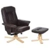 Relaxsessel CHARLY Mit Hocker Und Kunstleder In Braun 2 Relaxsessel CHARLY Mit Hocker Und Kunstleder In Braun -Möbelhaus 31103 0 N