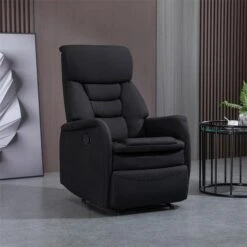 Fernsehsessel RELAJO Mit Stoffbezug In Schwarz -Möbelhaus 31122 1