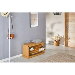 Schuhbank TEQUILA, Kiefer Massiv, Mexiko -Möbelhaus 42030 A1