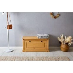 Schuhbank TEQUILA, Kiefer Massiv, Mexiko -Möbelhaus 42030 A2