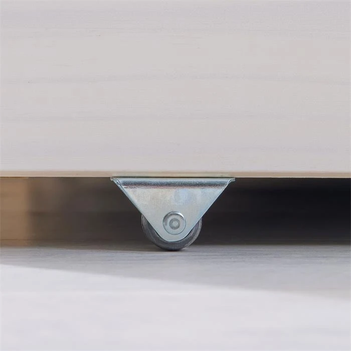 Bett Mit Stauraum JESSY 90x190 Cm, Mit Ausziehbett In Weiß 7 Bett Mit Stauraum JESSY 90x190 Cm, Mit Ausziehbett In Weiß – Bild 5