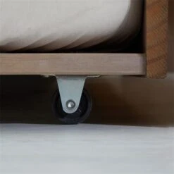 Ausziehbett LORENA 90x190 Cm, Kiefer Massiv In Taupe -Möbelhaus 5088 AC4