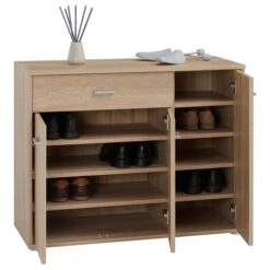 Schuhschrank DEUSTO In Sonoma Eiche 8 Schuhschrank DEUSTO In Sonoma Eiche -Möbelhaus 51012 2