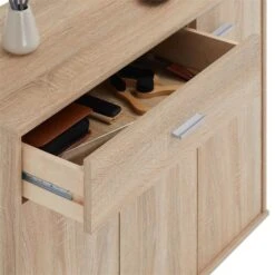 Schuhschrank DEUSTO In Sonoma Eiche 9 Schuhschrank DEUSTO In Sonoma Eiche -Möbelhaus 51012 3