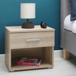 Nachttisch MARY Im 2er Set In Sonoma Eiche -Möbelhaus 51129 1 N1
