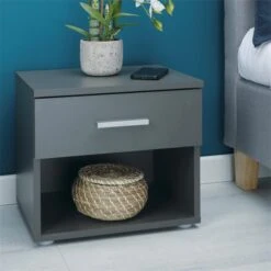 Nachttisch MARY Im 2er Set In Grau -Möbelhaus 51139 1 N1