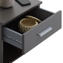 Nachttisch MARY In Anthrazit Mit 1 Schublade -Möbelhaus 51139 3 1