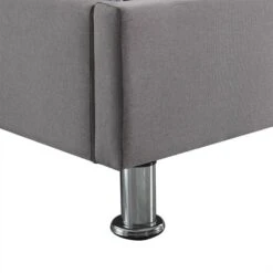 Futonbett LAREDO 140x200 Cm, Stoff In Grau -Möbelhaus 51292 4