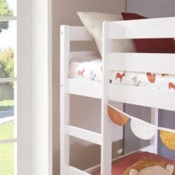 Etagenbett FELIX, Kiefer Massiv In Weiss -Möbelhaus 7002 AC4