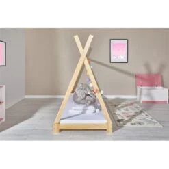 Tipibett Hausbett ELIN 90 X 200 Cm Aus Kiefer In Natur -Möbelhaus 7007 A1