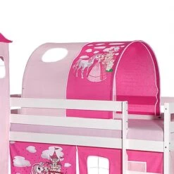 Spieltunnel PRINZESSIN Für Spielbett In Pink/rosa