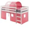Hochbett ERIK Vorhang & Tunnel Pink/rosa -Möbelhaus 70889 0 N