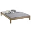 Futonbett TAIFUN Aus Kiefer Taupe In 140 X 190 Cm -Möbelhaus 71054 0