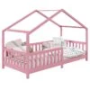 Hausbett LISAN In 90 X 200 Aus Massiver Kiefer In Rosa -Möbelhaus 71313 0