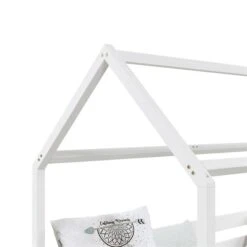 Hausbett FINA In 90 X 200 Cm Aus Massiver Kiefer In Weiß 11 Hausbett FINA In 90 X 200 Cm Aus Massiver Kiefer In Weiß -Möbelhaus 71341 3