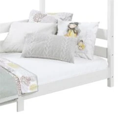 Hausbett FINA In 90 X 200 Cm Aus Massiver Kiefer In Weiß 13 Hausbett FINA In 90 X 200 Cm Aus Massiver Kiefer In Weiß -Möbelhaus 71341 5