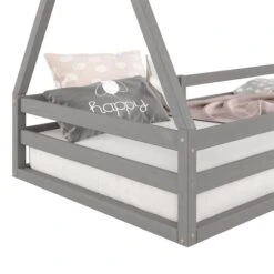 Hausbett SILA In 90 X 200 Aus Massiver Kiefer In Grau 13 Hausbett SILA In 90 X 200 Aus Massiver Kiefer In Grau -Möbelhaus 71362 4