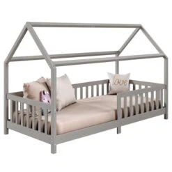 Hausbett NINA In 90 X 200 Aus Kiefer In Grau