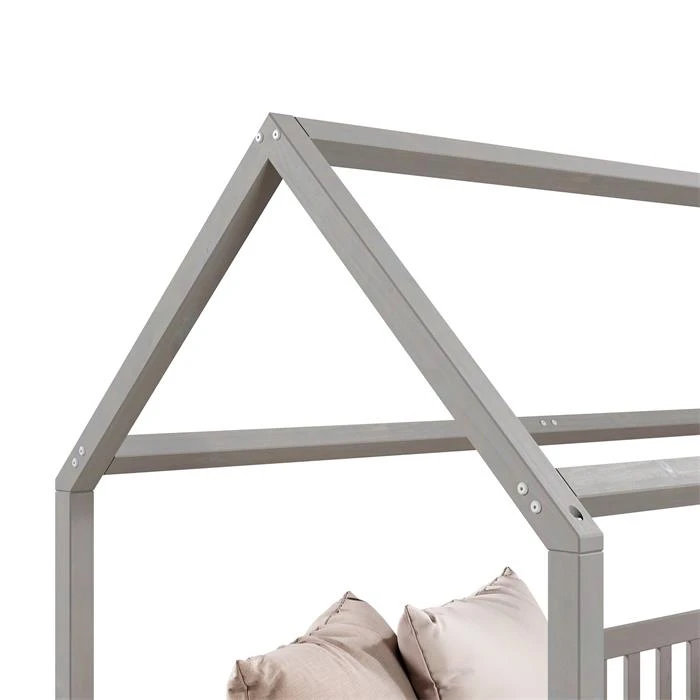 Hausbett NINA In 90 X 200 Aus Kiefer In Grau 6 Hausbett NINA In 90 X 200 Aus Kiefer In Grau – Bild 4