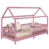 Hausbett NINA In 90 X 200 Aus Kiefer In Rosa -Möbelhaus 71373 0