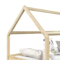 Hausbett CLIA In 90 X 200 Cm Aus Massiver Kiefer Mit 2 Schubalden In Natur -Möbelhaus 71390 3