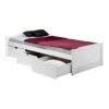 Bett Mit Stauraum MIA 90x200 Cm, Kiefer In Weiß -Möbelhaus 7146 0