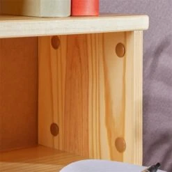 Sekretär LENNOX Mit 3 Nischen Und 2 Schubladen In Natur -Möbelhaus 7201 AC5