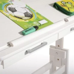 Kinderschreibtisch OLIVIA Aus Kiefer Mit Schubladen In Weiß -Möbelhaus 7227 3