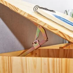 Kinderschreibtisch KEVIN Neigungsverstellbar Natur/grau -Möbelhaus 7254 AC5