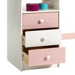 Kinderschreibtisch KEVIN Neigungsverstellbar Weiß/rosa 11 Kinderschreibtisch KEVIN Neigungsverstellbar Weiß/rosa -Möbelhaus 7258 3 N1