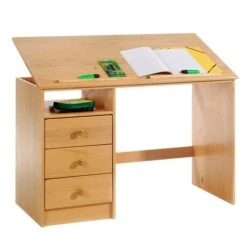 Kinderschreibtisch KEVIN Buchefarben