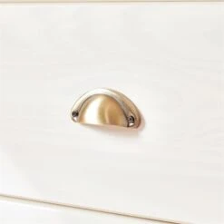 Sekretär GOMES Mit 3 Schubladen Und 2 Fächer Aus Kiefer Weiß/braun -Möbelhaus 7274 AC6