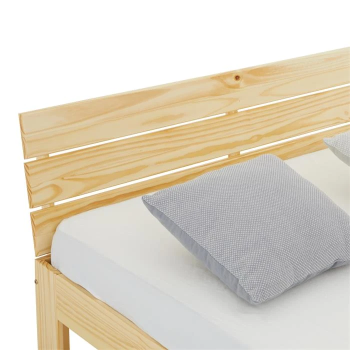 Massivholzbett THOMAS 140x190 Cm, Kiefer Natur 5 Massivholzbett THOMAS 140x190 Cm, Kiefer Natur – Bild 3