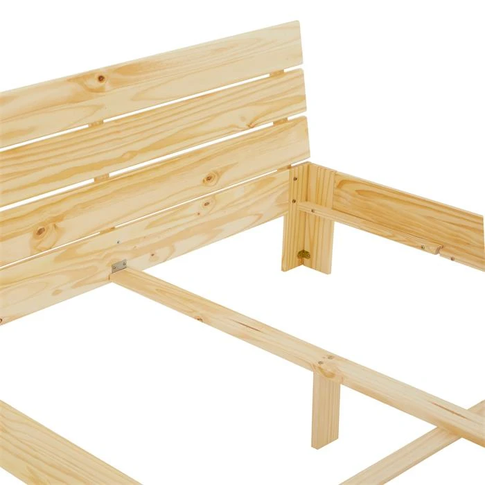 Massivholzbett THOMAS 140x190 Cm, Kiefer Natur 8 Massivholzbett THOMAS 140x190 Cm, Kiefer Natur – Bild 6