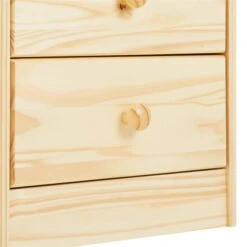 Nachttisch RONDO Aus Kiefer Mit 2 Schubladen, In Natur -Möbelhaus 8001 5