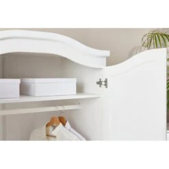 Kleiderschrank BERGEN Mit 2 Türen, Kiefer Weiß -Möbelhaus 8071 A4