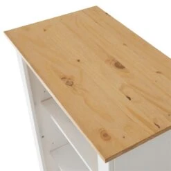 Bücherschrank TEQUILA, Kiefer Massiv Weiß/braun, Mexiko -Möbelhaus 81227 3